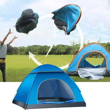 2-3 Person Instant Pop Up Lightweight Camping Tent, Outdoor Easy Set Up Automatic Family Travel Tent,Portable Backpacking Ultralight Waterproof Windproof Anti-UV Sun Shelter Tent