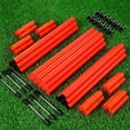 thumbnail image 6 of 6PCS 6FT Adjustable Soccer Agility Training Poles, Detachable Sports Training Speed Sticks, Slalom Training Agility Pole Set, Outdoor Speed & Agility Turf Training Poles for Soccer Drills, 6 of 16