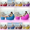 thumbnail image 3 of Selección Colores, Funda de Bolsa de Frijoles de Almacenamiento de de Peluche, Funda de Silla forma forma forma para Taburetes Otomanos H Gloria Beanbag Cover Footstool, 3 of 9