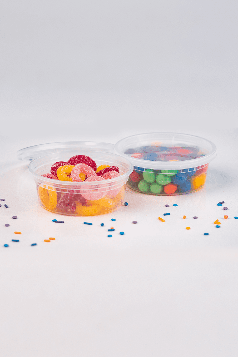 Round Divided Plastic Food Containers – EZ Pkg & Print