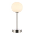 thumbnail image 4 of JONATHAN Y Natalia 12.25" Modern Minimalist Iron Rechargeable Integrated Portable LED Table Lamp, Nickel/White, JYL7108A, 4 of 6
