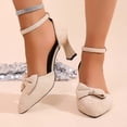 thumbnail image 7 of Jane Wardrobe Women’S Patent PU Mary Jane Pumps, Square Toe Ankle Strap Block Heel Dress Shoes, Comfortable Low Chunky Heel Casual Party Heels, 1 Pair, Sizes 35 Through 42, 7 of 7