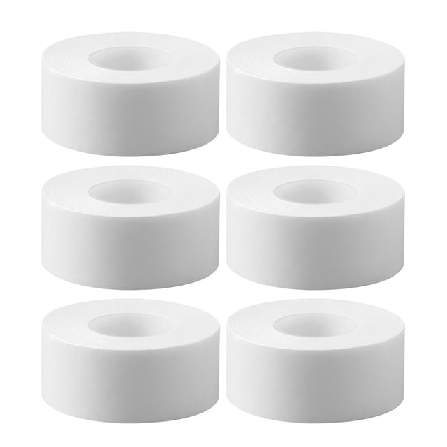 Shisuyan Autocollant de Col de Protection Hygiène Non Tissé 6 Rouleaux 197 Po x 1 Po