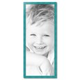 thumbnail image 2 of ArtToFrames 20" x 49" Turquoise Picture Frame, 20x49 inch Blue Wood Poster Frame (WOM-4588), 2 of 8
