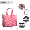 thumbnail image 2 of 22 Inch Oversized Travel Bag Lightweight Canvas Weekender Duffel with Multi Pockets, Camouflage Print, 2 of 5