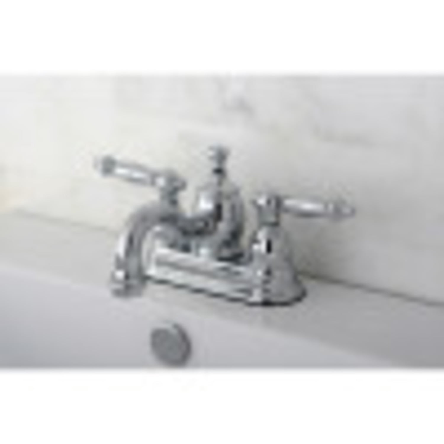 Kingston Brass KS7102TL 4 in. Centerset Bathroom Faucet, Polished Brass