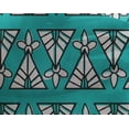 thumbnail image 4 of oneOone Georgette Viscose Fabric Floral & Triangle Block Printed Craft Fabric BTY 42 Inch Wide, 4 of 4