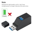 thumbnail image 2 of Hub Usb De 3 Puertos Mini Usb 2,0 3,0, Caja Divisora ​​De Concentrador De Alta Velocidad Para Pc, Portátil, Lector De Tarjetas De Disco U Para Concentrador De Teléfono Móvil Speravity EL013105-01, 2 of 6