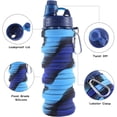 thumbnail image 2 of Chicgrowth 17oz Water Bottle Collapsible Silicone Bottle For Sport Travel Camping, 2 of 5