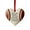 #0592-F, variant on Cheapark Heart-Shaped Baseball Christmas Ornament - Sporty Festive Design, Unique Accent for Christmas Tree & Holiday Gift-Giving