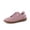 Pink, variant on Cushionaire Bonnie Girls Tennis Shoes Lightweight Lace-Up Kids Sneakers
