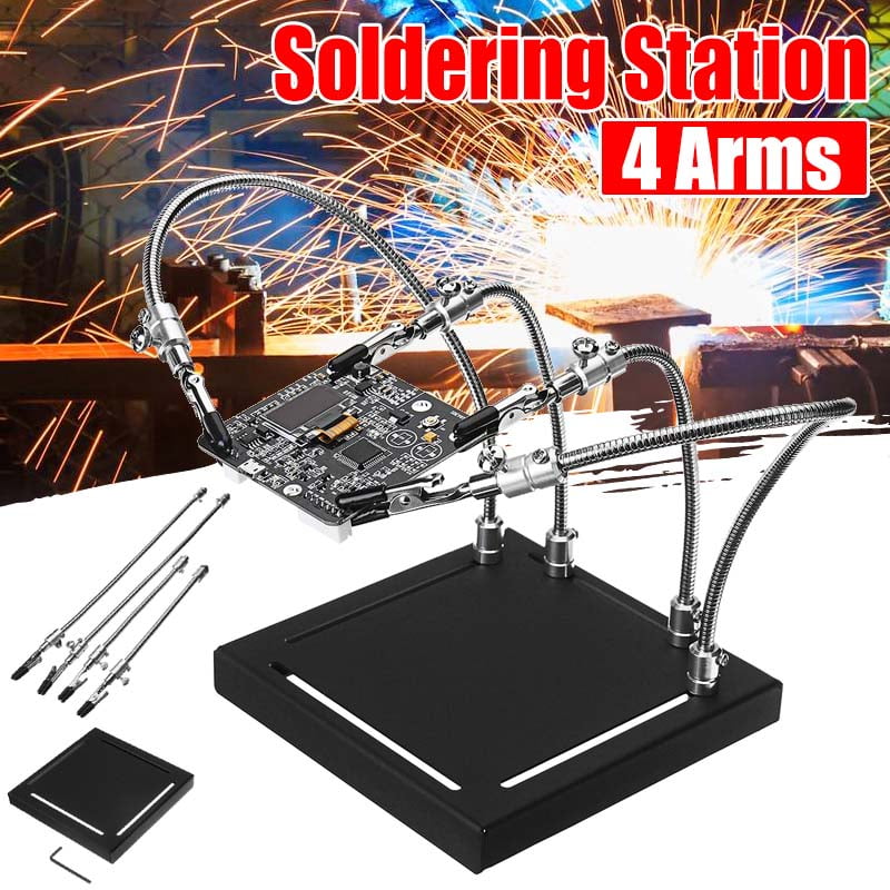 Soldering Station 4 Flexible Arms Moveable Helping Hands Universal