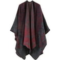 thumbnail image 4 of CoCoMangos Knit Warm Ethnic Shawl Wraps for Women Fashion Lightweight Open Front Coat Pashmina Wrap Christmas Poncho Cape, 4 of 7