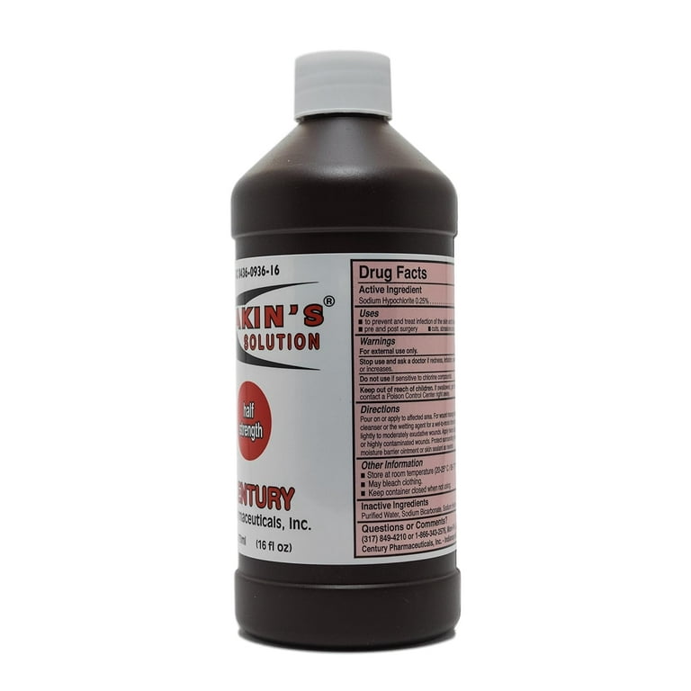 Century Pharmaceuticals 0436-0936-161 Sodium Hypochlorite