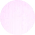 thumbnail image 1 of Ahgly Company Indoor Round Solid Pink Modern Area Rugs, 5' Round, 1 of 4