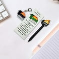 thumbnail image 3 of Funny Dumpster Fire Ballpoint Pen Acrylic Keychain Bookmark Set Funny Dumpster Fire Set Bookmark And Pen Set For Writing Enthusiasts 5ml Stationery Organizer Portable, 3 of 5