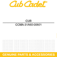 thumbnail image 5 of CUB CADET MA-31A60-00601 Electric Fuel Pump 7195 7235 7260 7272 7300 Tractors, 5 of 8