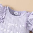 thumbnail image 6 of Newborn Infant Baby Girl Clothes Romper Shorts Set Floral Summer Outfits Cute Baby Clothes Girl, 6 of 8