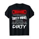 thumbnail image 2 of Camiseta de manga corta "Advertencia" para hombre (220 g). Para adultos, hombres, mujeres, adolescentes, jóvenes y uso informal., 2 of 7