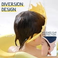thumbnail image 4 of Children'S Silicone Shower Cap, Ear Protection Type, Considerate And Care For Baby Shampoo Kids' Ear Protective Cap,Red Polyester Hair Care Net, 4 of 7