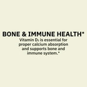 Spring Valley Vitamin D3 Gummies, 50 mcg, 300 Count, Assorted Fruits, Supplement Vegetarian Gummies for Bone and Immune Health