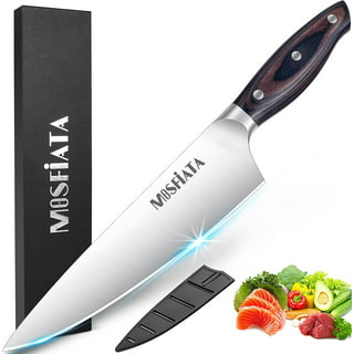MOSFiATA 8 Carving Knife and 7 Fork Set Brisket Slicing Knife Premium  Meat Cutting Knife German High Carbon Stainless Steel EN.4116 BBQ knives  for