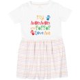 thumbnail image 3 of Inktastic Mommom and Poppop Love Me Girls Toddler Dress, 3 of 5