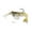 Gold, variant on Egret Baits Vudu Rattler Shrimp Swimbait 3.5 Clr Gld Flk/Blk St