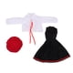 thumbnail image 2 of Conjunto de Princesa Formal de Noche con Chaqueta de Lana con Sombrero para Modelismo de Muchacha Macarena Vestido de noche Lolita Doll, 2 of 8
