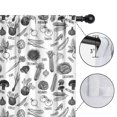 thumbnail image 4 of Blackout Kids Curtains,White Vegetable Pattern Childrens Insulated Curtains Set Of 2,Bedroom Essentials,Toddler Room Decor 42x84in(106x213cm), 4 of 5