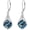 Celtic Knot--Abalone, variant on Filigree Opal Earrings 925 Sterling Silver Teardrop Leverback Dangle Drop Earrings Jewelry Gifts for Women