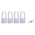 thumbnail image 1 of Candados Metálicos Master Lock 38 mm Gancho Largo Económicos 4 Piezas, 1 of 2
