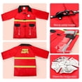 thumbnail image 3 of Disfraz de bombero para niños con juego de 13 accesorios, 3 of 9