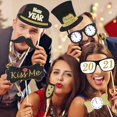 thumbnail image 4 of 36Pcs New Years Eve Photo Booth Props,2021 Photo Booth Props,Happy New Year Decorations 2021, 4 of 6