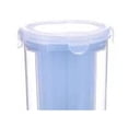 thumbnail image 4 of Yuarrent Cajas duraderas del paquete de la caja de la cerradura de la tapa de los contenedores de almacenamiento de alimentos de la cocina Organizadores de utensilios de cocina azul 13.5*14.5*11.5 cm, 4 of 6