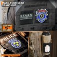 thumbnail image 3 of Molle Panel de conexión - Tablero táctico Gancho y Bucle para Parches Insignias Adaptor Accesorios Molle, Soporte Placa Mochila 4 x Pulgadas (Paquete) Verde militar- 2 Piezas, 3 of 7