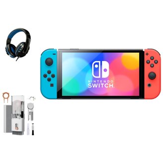 Pre-Owned Nintendo Switch OLED Model White Set with BOLT AXTION
