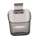thumbnail image 5 of Organizador montado en estantes flotantes, cesta de almacenamiento transparente para puerta de armario de cocina, para oficina, baño, cebolla y verdur gris, 5 of 9