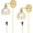 Transparent, variant on Plug in Wall Sconces Set of 2, Vintage Wall Sconce Light with Tulip Amber Glass Lampshade, 180° Adjustable Wall Sconce with Switch and Plug in Wall Lamp Cord, Gold Wall Light Decor Set of 2