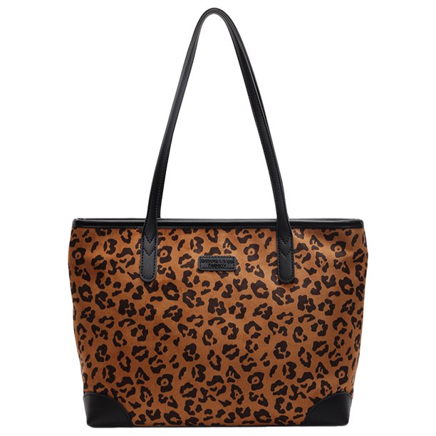 Bolso Mano Informal para Mujer Compras Retro Ante Sintético Gran Capacidad