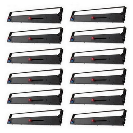 PrinterDash Compatible Replacement for Okidata MICROLINE 8810/ML-8810 Series Black Printer Ribbons (12/PK) (87055-8810_12PK) price history on PriceWatchPro