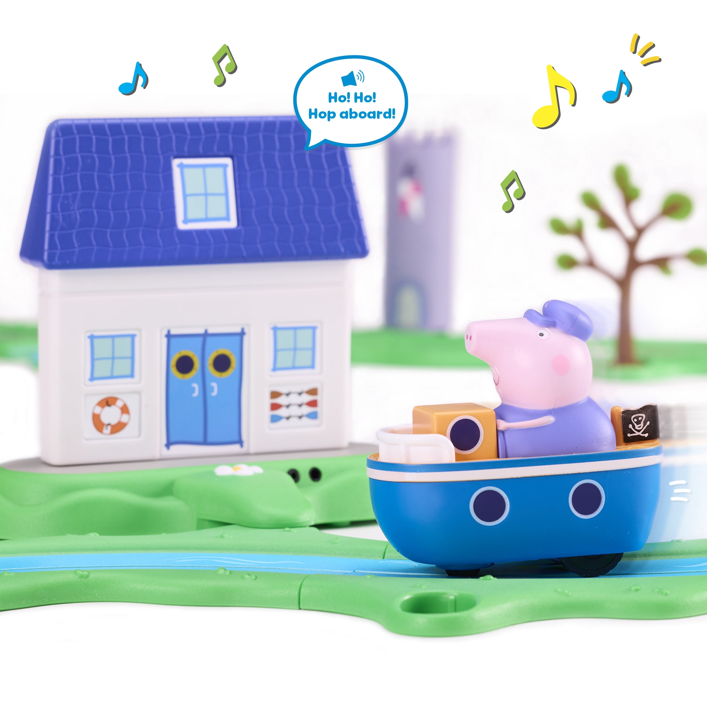 Peppa Pig Whizz-Around Bobbing Along Boat Set