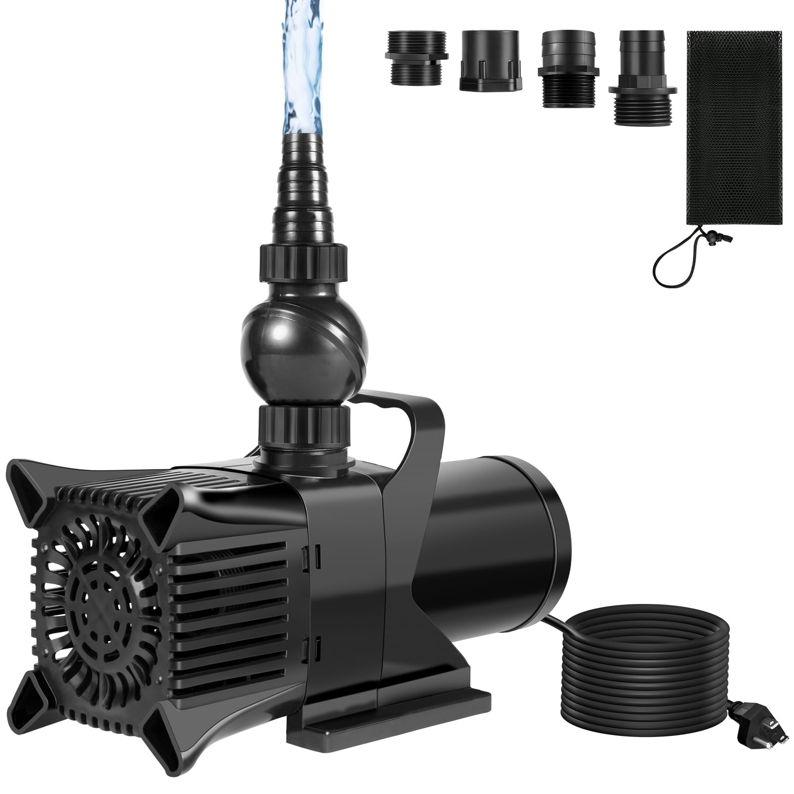 BENTISM Submersible Water Pump 2100GPH Pond Pump 20FT 180W for