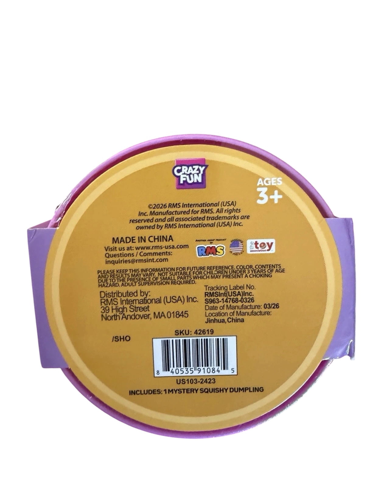 Crazy Fun RMS Glitter Mystery Bao Bun 1 Set