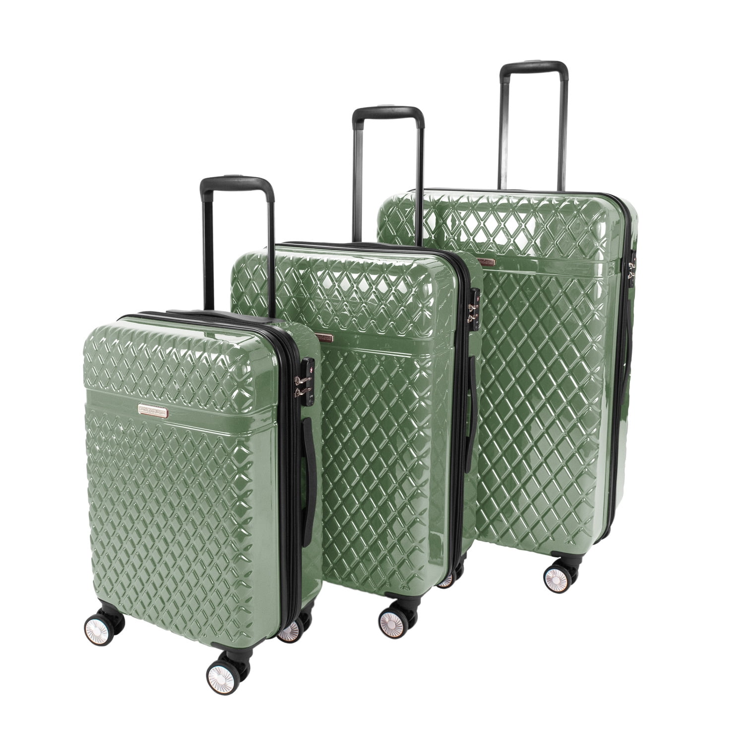 Kathy Ireland Yasmine 3-Piece Hardside Luggage Set - Walmart.com