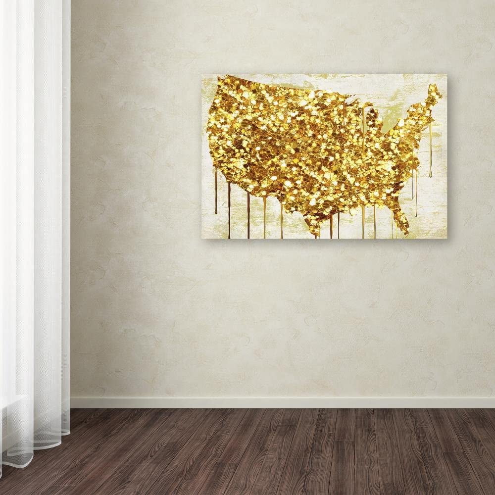 Trademark Fine Art "American Dream IV" Canvas Art by Color Bakery