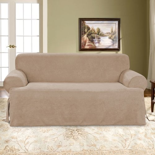 Sure Fit T-Cushion Sofa Slipcover - Walmart.com - Walmart.com