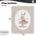 thumbnail image 4 of Stupell Industries Cottage Woodland Dancer Bunny Canvas Art, 24 x 30, by Christine Simpson Art, 4 of 8