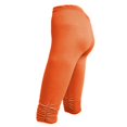thumbnail image 5 of Jxximdong Leggings for Women Plain Pleated Design Fashionable And Calf Elastic Women's Cropped Pants Leggings Bodybuilding Pants Orange XL Yoga Pants, 5 of 7