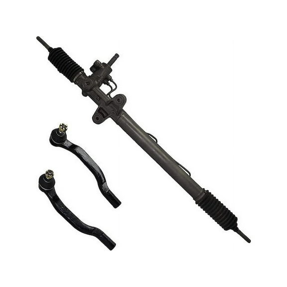 Front Steering Rack and Tie Rod End Kit - Compatible with 1998 - 2002 Honda Accord 1999 2000 2001
